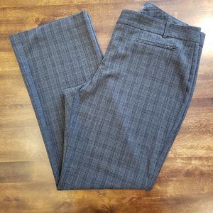 Van Heusen Black and White Plaid Straight Leg Slacks